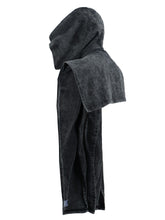 Load image into Gallery viewer, Washed Distressed Multiple Wearing Method Scarf - Dark Gray
