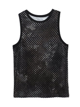 Load image into Gallery viewer, Hollow Double-Layer Fabric Layered Vest
