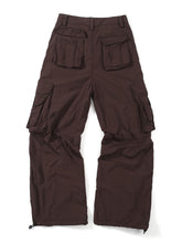 Load image into Gallery viewer, Multi-Pocket Cargo Nylon Trousers
