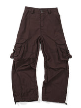 Load image into Gallery viewer, Multi-Pocket Cargo Nylon Trousers
